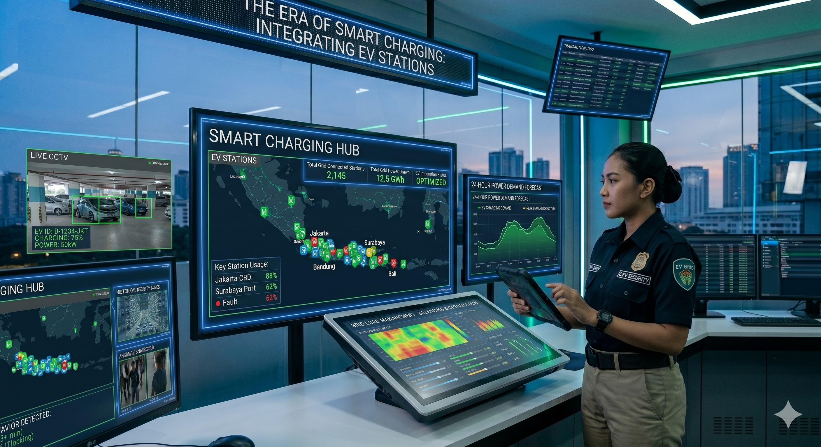 The Era of Smart Charging: Integrating EV Stations directly into Parking Management Networks